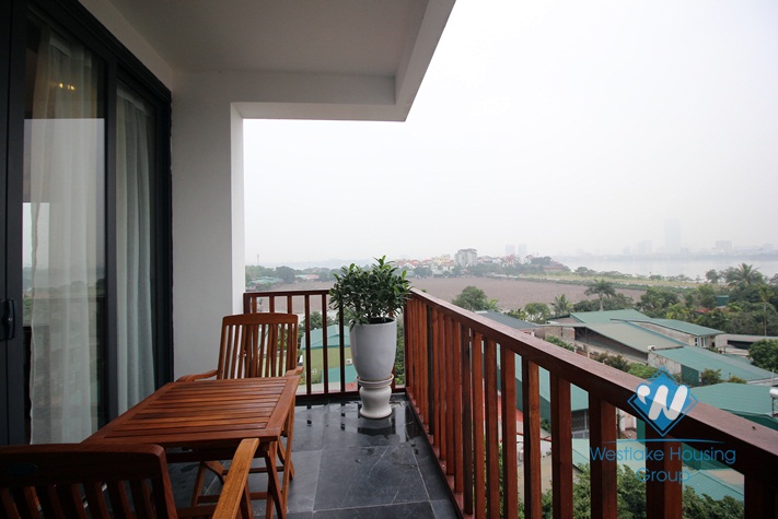 Nice apartment with outdoor balcony for rent on Westlake side, Tay Ho, Hanoi